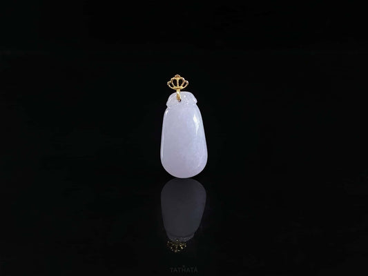 Top Pick 🪻 Twilight Mist Lavender · Nature Burmese Jadeite Pendant