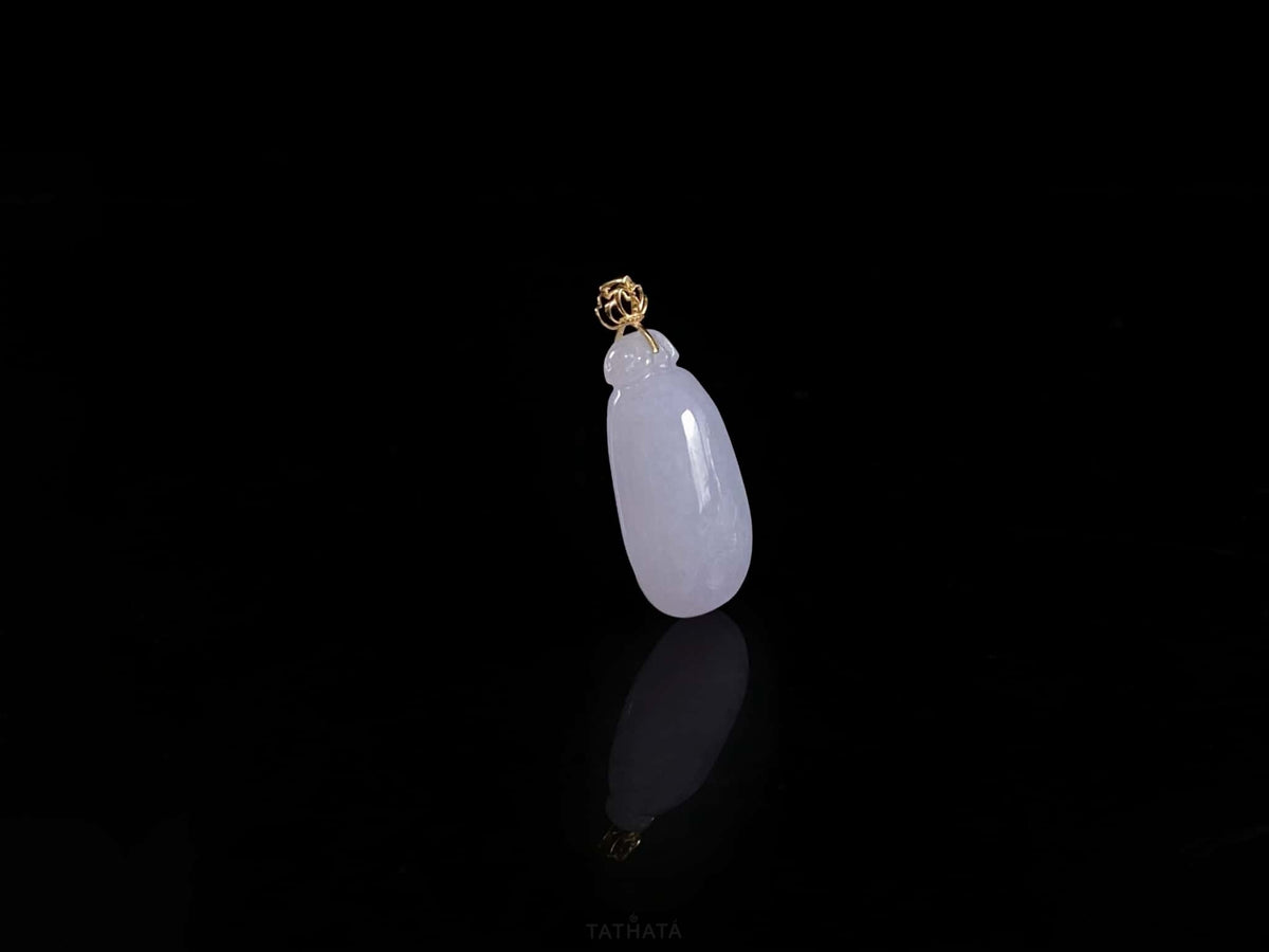 Top Pick 🪻 Twilight Mist Lavender · Nature Burmese Jadeite Pendant