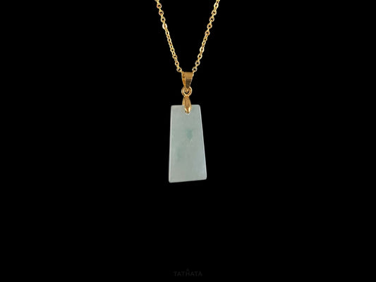Buyer Favorite 👍 Pale Green Ice Mist · Nature Guatemalan Jadeite Pendant