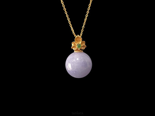 A lavender dew ball loose jadeite.