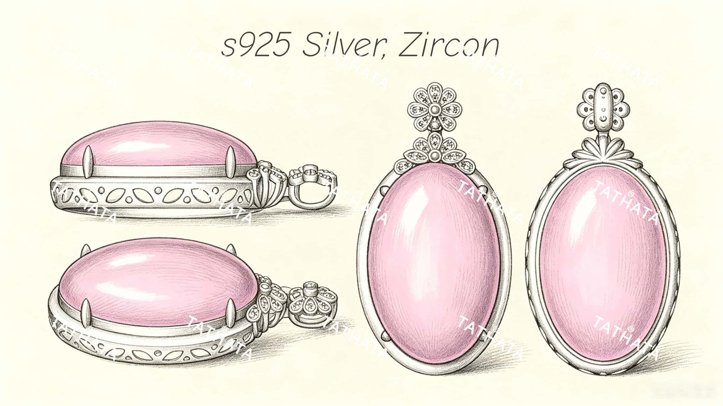 Light Cloud Purple · Nature Burmese Jadeite Pendant