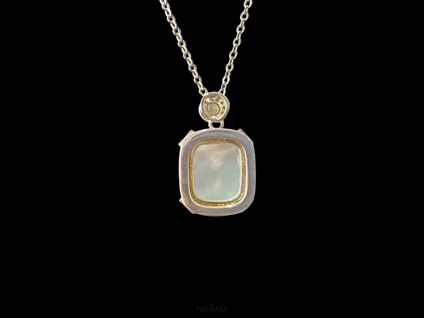 Pale Green Sky Water · Nature Burmese Jadeite Pendant