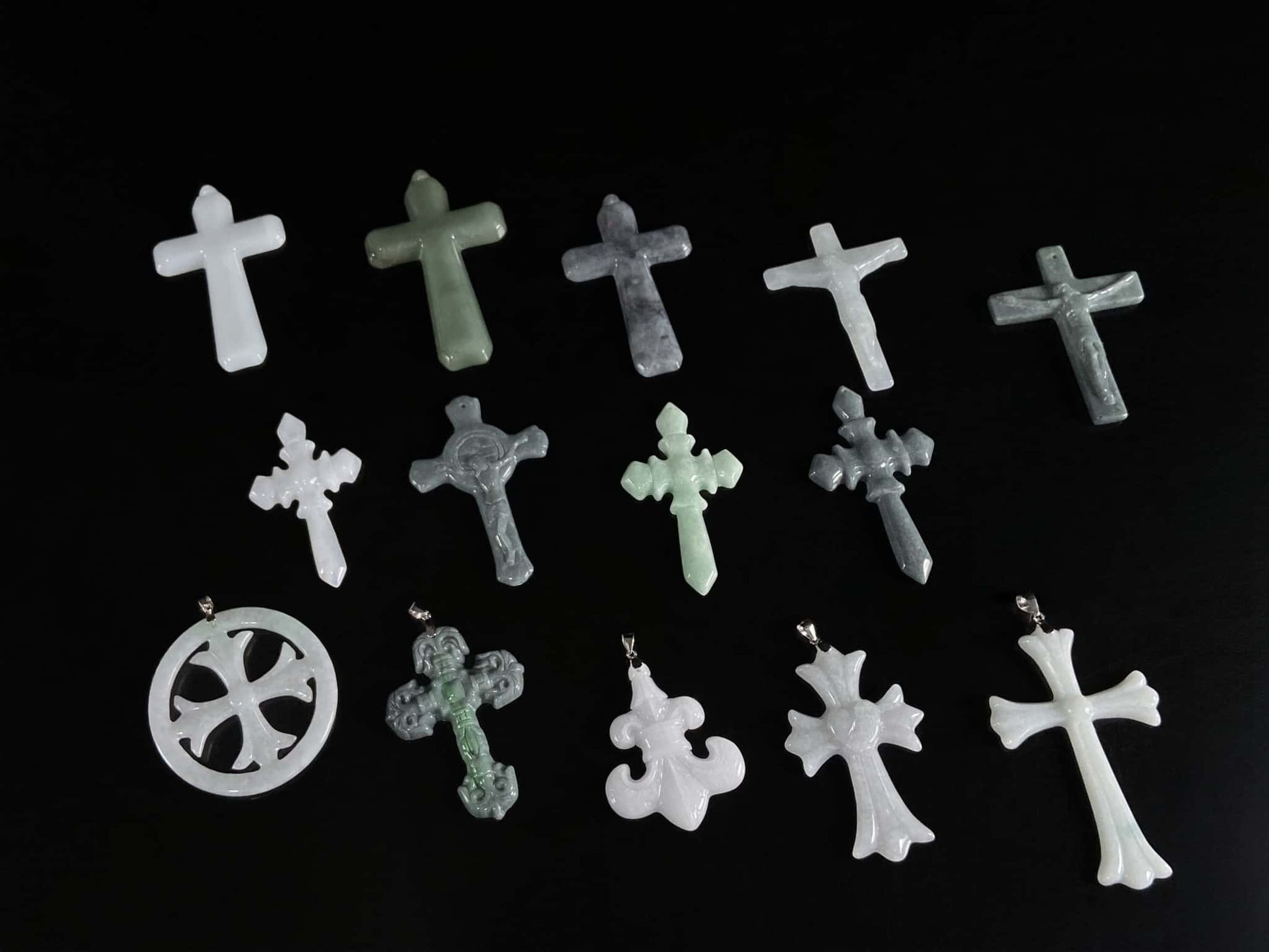 Cross Collection · Natural Burmese Jadeite Pendant