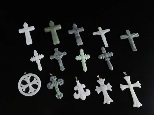 Cross Collection · Natural Burmese Jadeite Pendant