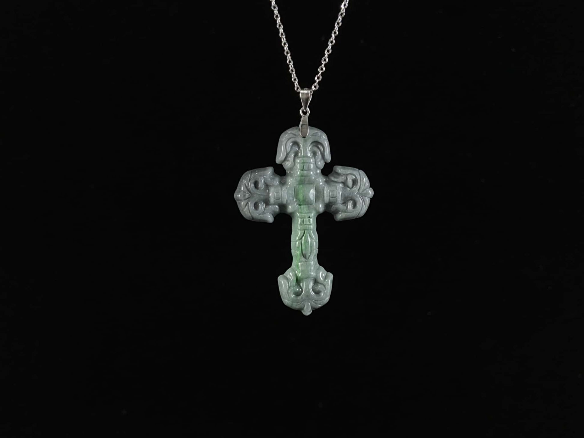 Cross Collection · Natural Burmese Jadeite Pendant