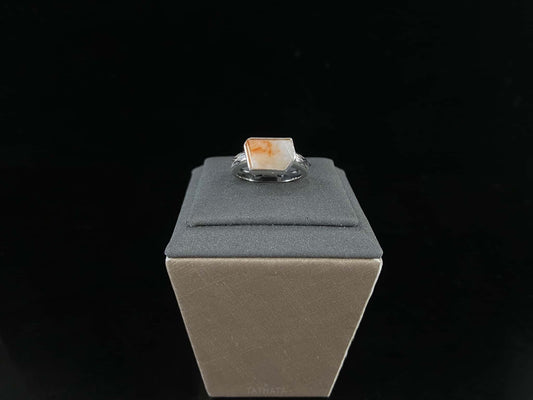 Auspicious Koi | Autumn Cloud Blush · Natural Burmese Jadeite Set