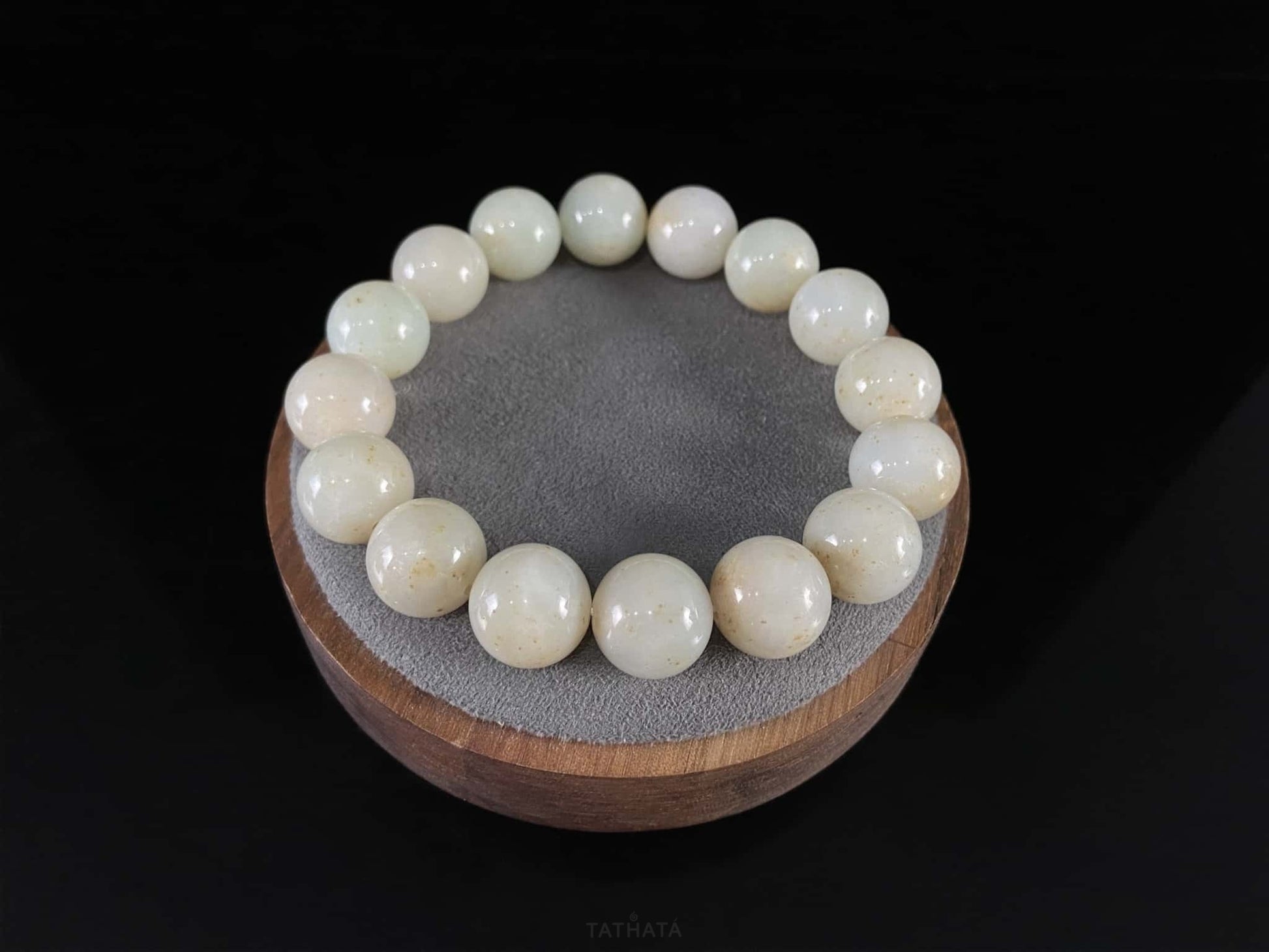 Auspicious Koi | Autumn Cloud Blush · Natural Burmese Jadeite Set