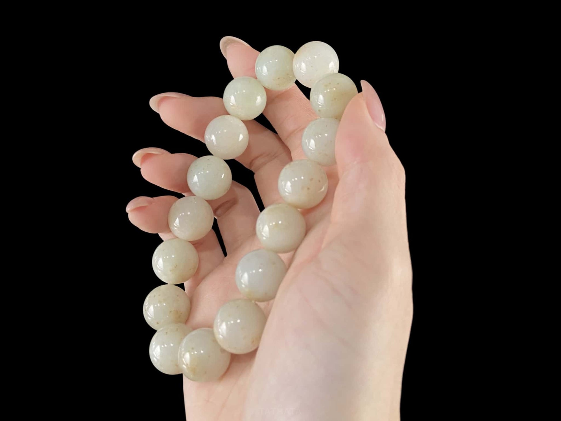 Auspicious Koi | Autumn Cloud Blush · Natural Burmese Jadeite Set