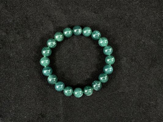 Starry Midnight  Wisdom Tranquility · Natural Blue Jadeite Beads Bracelet