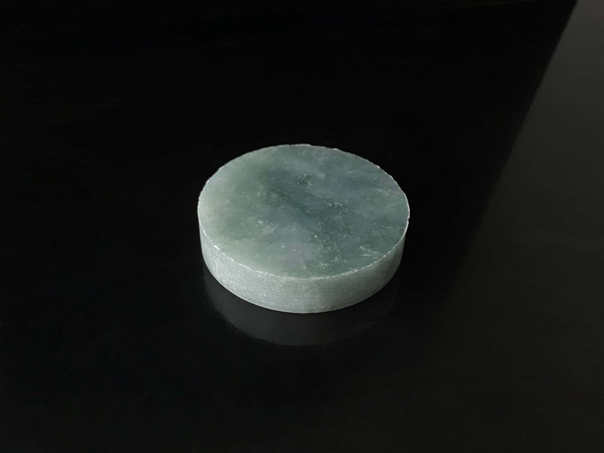 Bespoke from Client-Selected Slab | Soft Mist Green · Nature Burmese Jadeite Bangle
