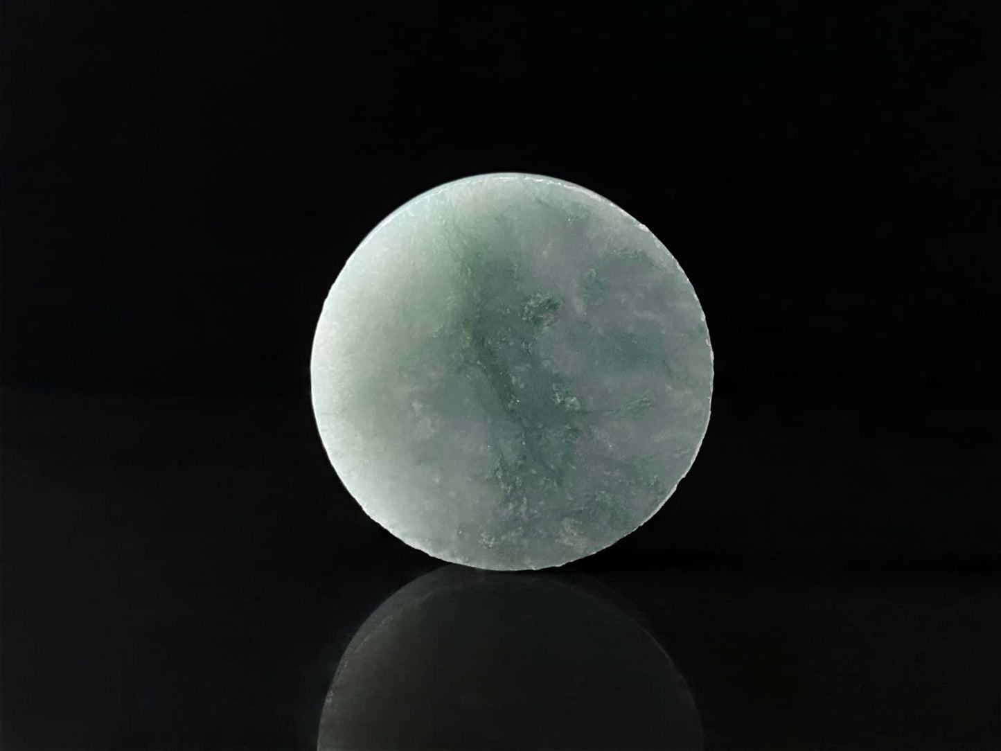 Bespoke from Client-Selected Slab | Soft Mist Green · Nature Burmese Jadeite Bangle