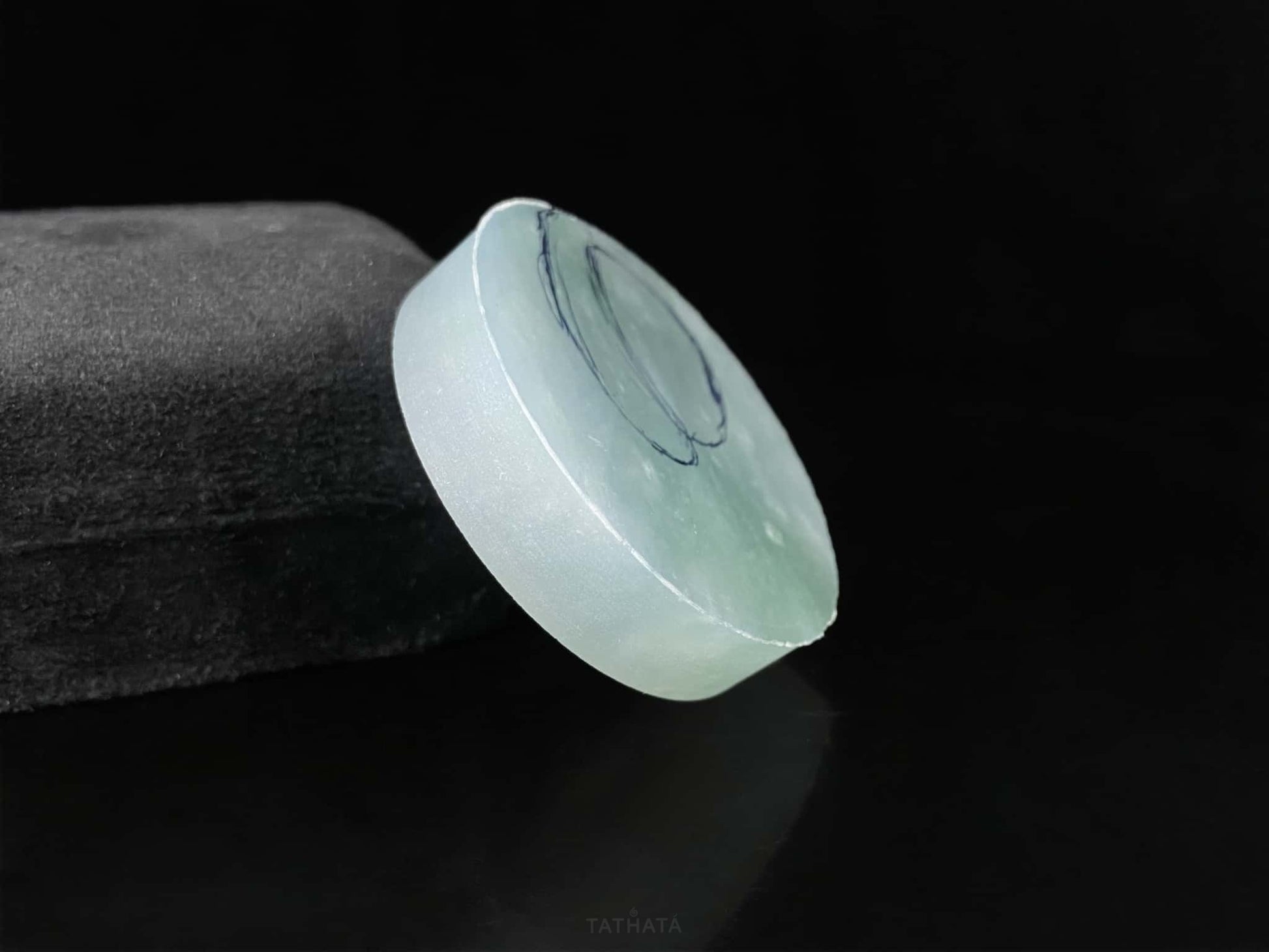 Semi-Finished Jade Blank | Misty Sunny Green · Nature Burmese Jadeite Core