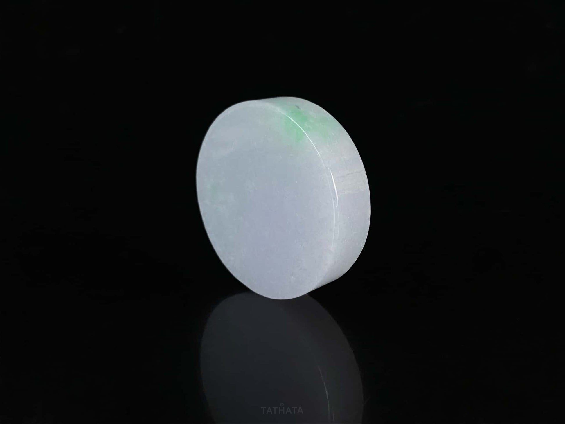 Semi-Finished Jade Blank | Soft Fog Ice Floating Green · Nature Burmese Jadeite Core