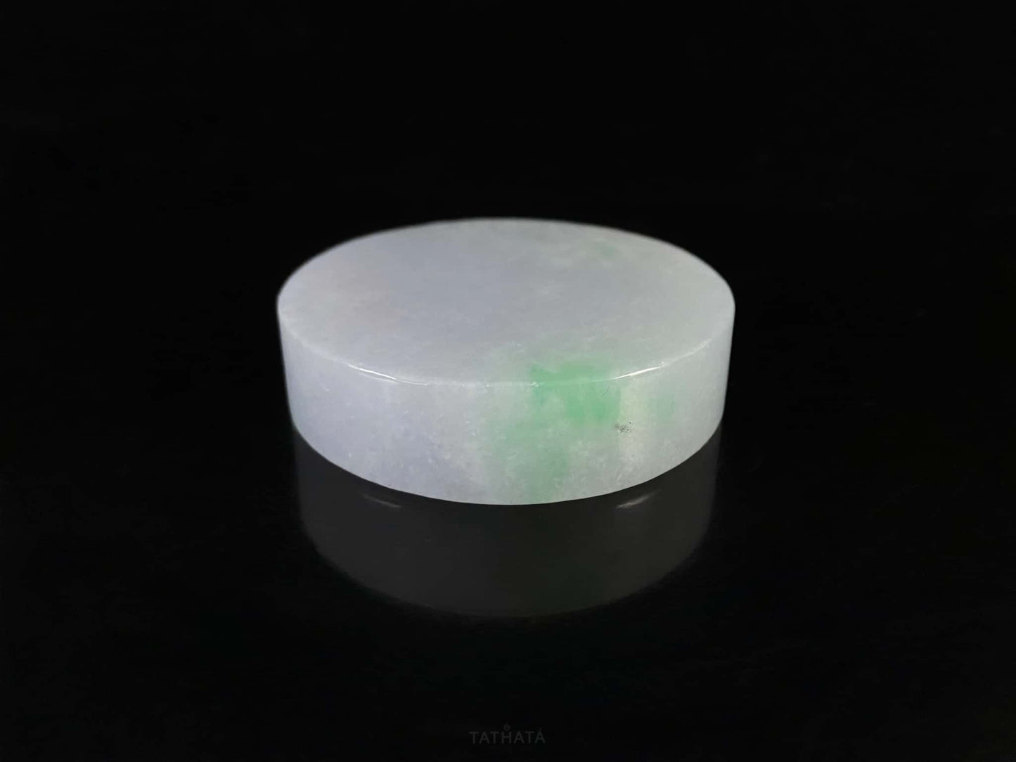 Semi-Finished Jade Blank | Soft Fog Ice Floating Green · Nature Burmese Jadeite Core
