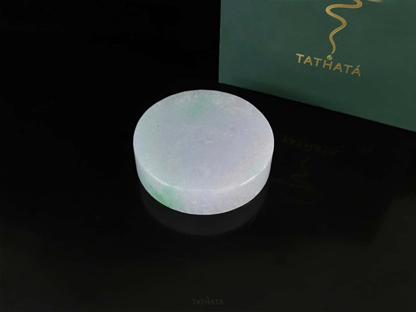 Semi-Finished Jade Blank | Soft Fog Ice Floating Green · Nature Burmese Jadeite Core