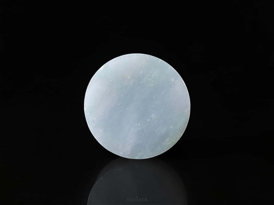 Semi-Finished Jade Blank | Hazy Cloud‑Ice · Nature Burmese Jadeite Core