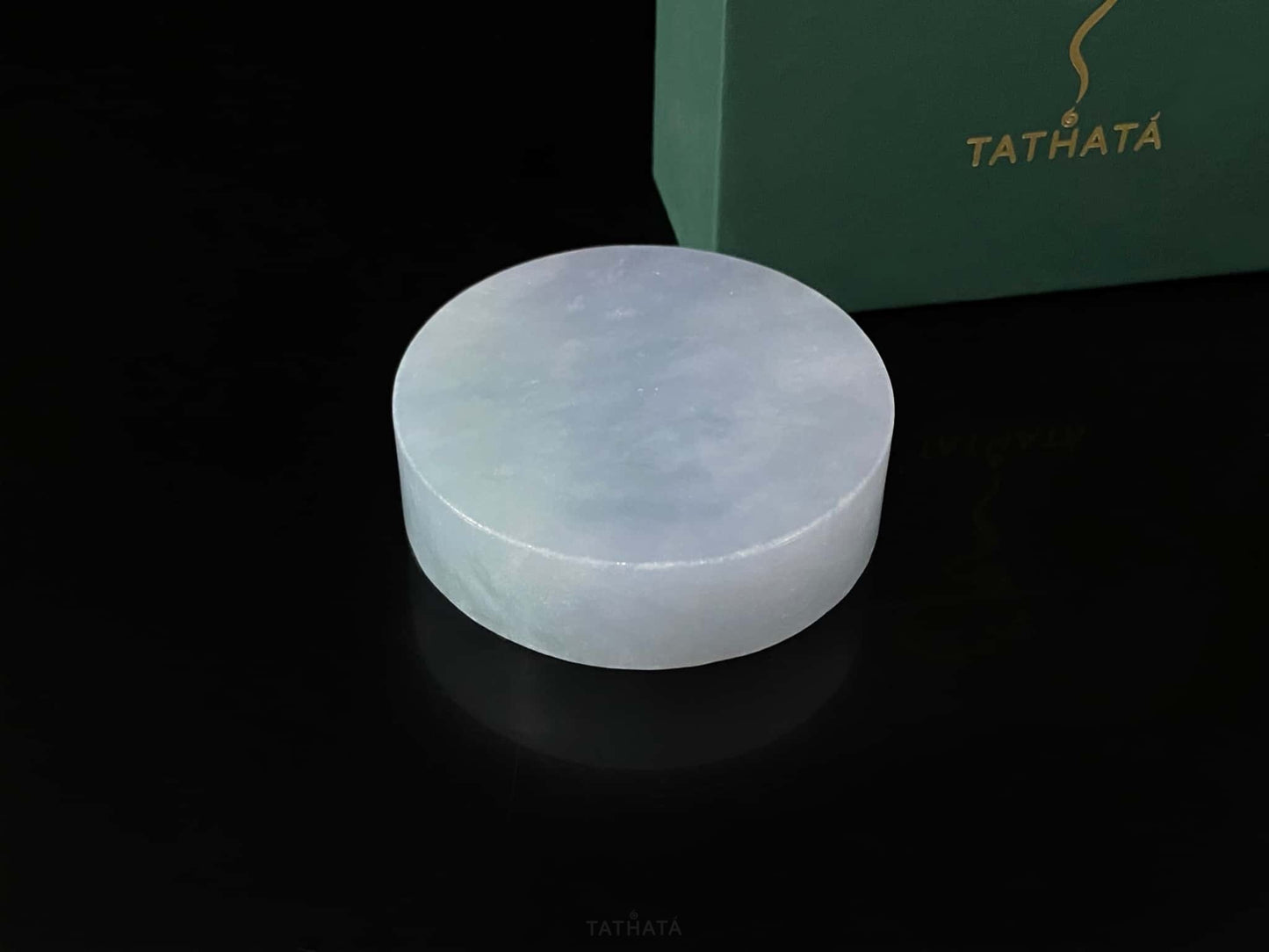 Semi-Finished Jade Blank | Hazy Cloud‑Ice · Nature Burmese Jadeite Core