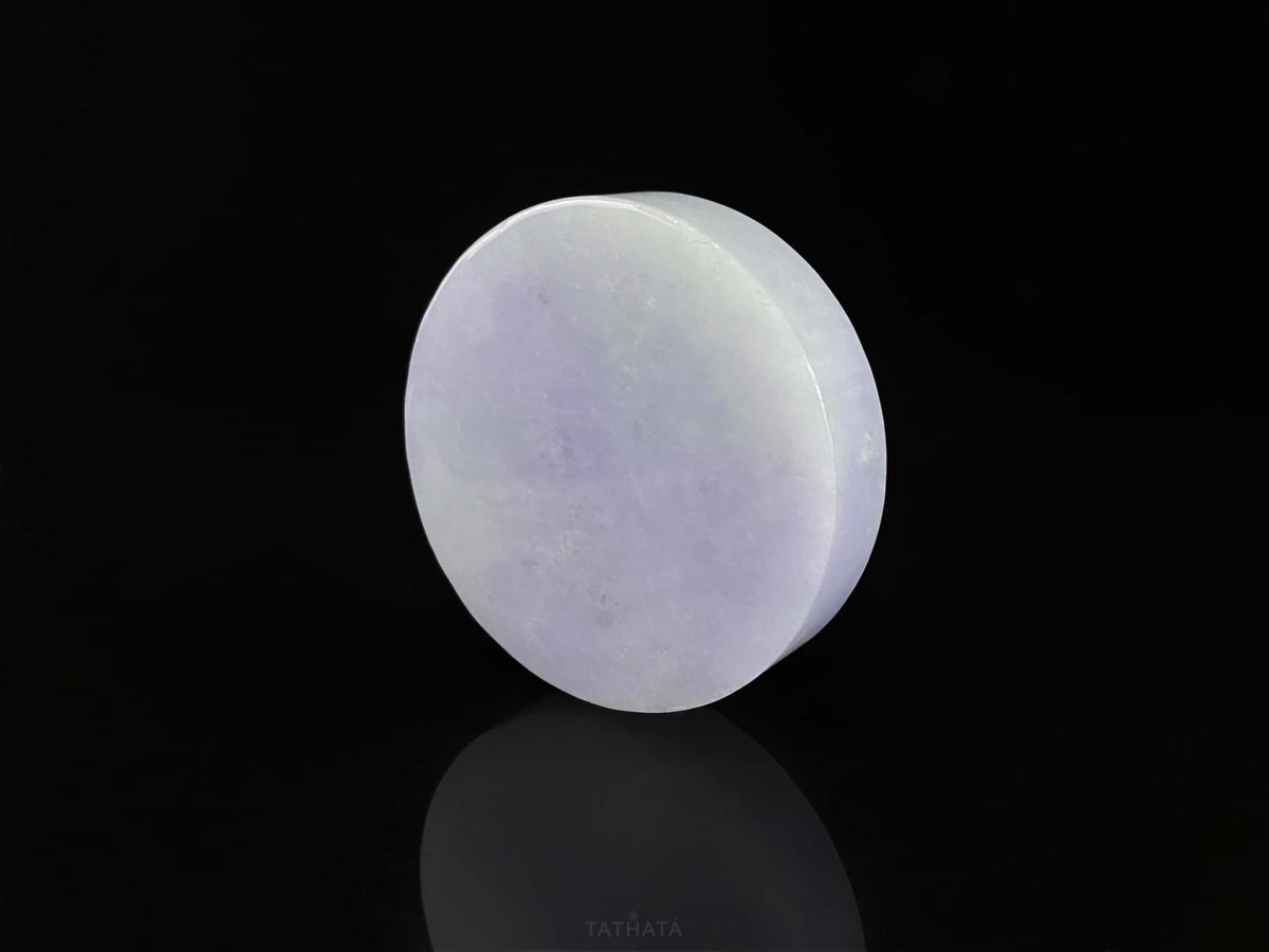 Semi-Finished Jade Blank | Dreamy Violet Haze · Nature Burmese Jadeite Core