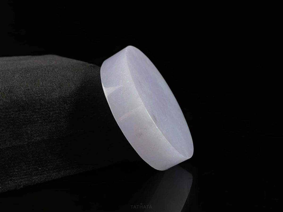 Semi-Finished Jade Blank | Dreamy Violet Haze · Nature Burmese Jadeite Core