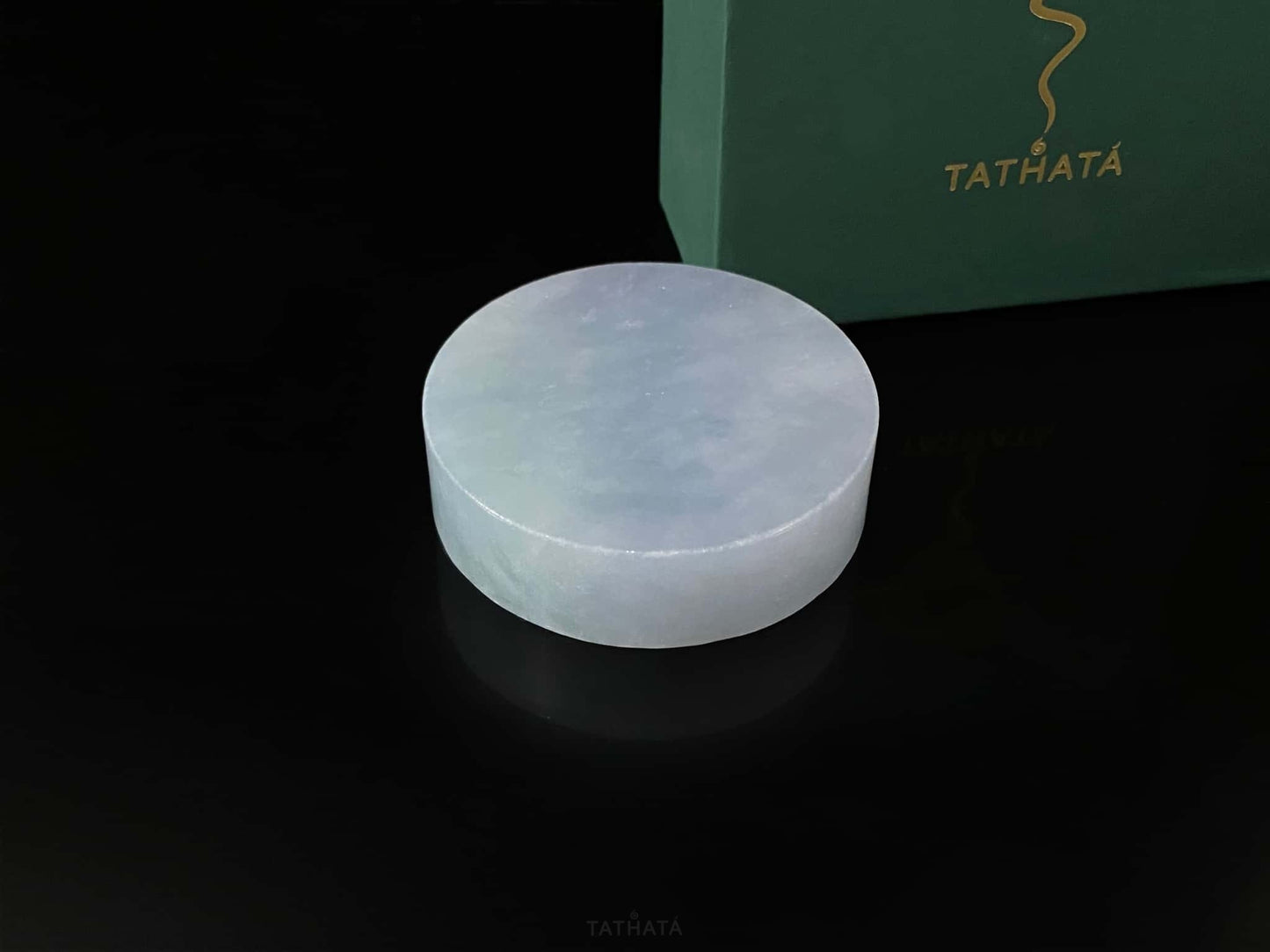 Semi-Finished Jade Blank | Cloudy Frost White · Nature Burmese Jadeite Core