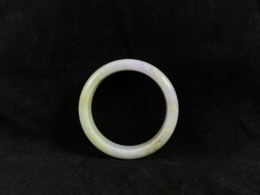Golden Bloom · Burmese Jadeite Bangle (56mm）