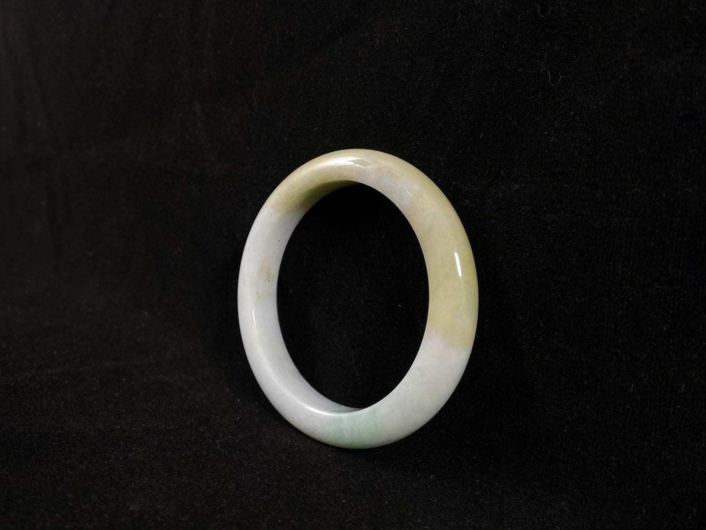 Honeylight · Jadeite Bangle（56mm）