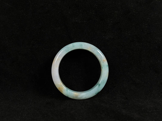 Fortune Glow · Jadeite Peace Bangle (55.7mm)