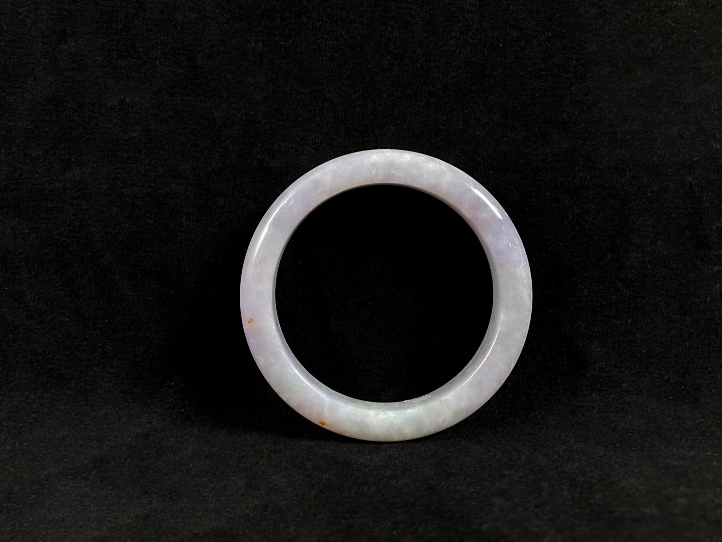 Expert Craftsmanship Love Symbol · Burmese Jadeite Bangle (57.6mm)