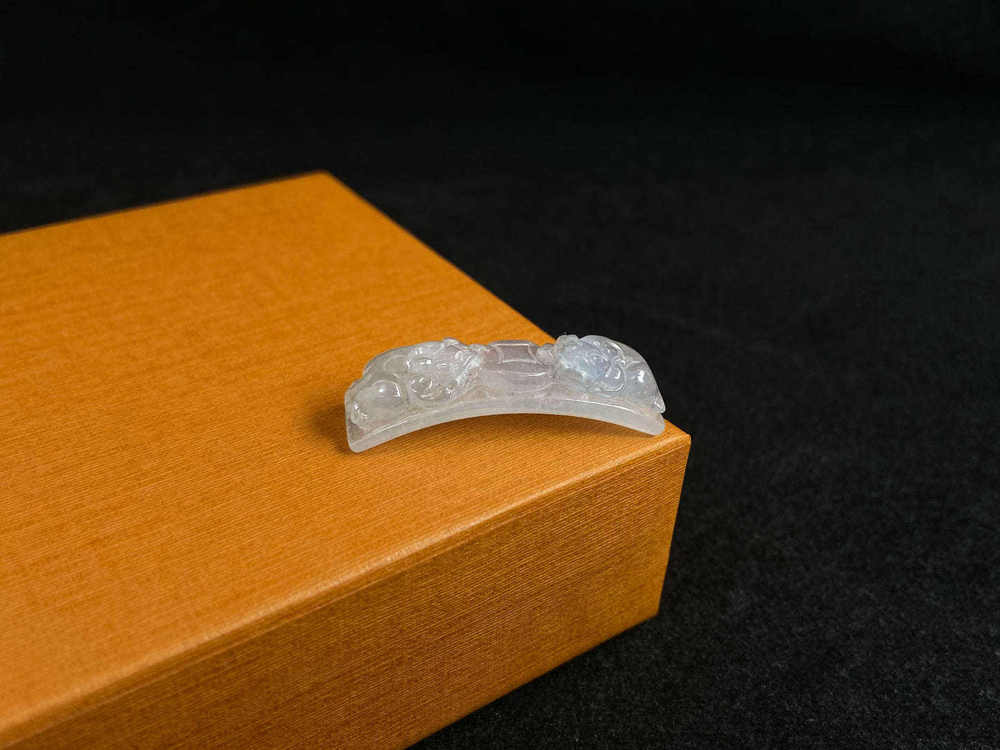 Icy Guardian Wealth Plate · Natural Burmese Loose Jadeite