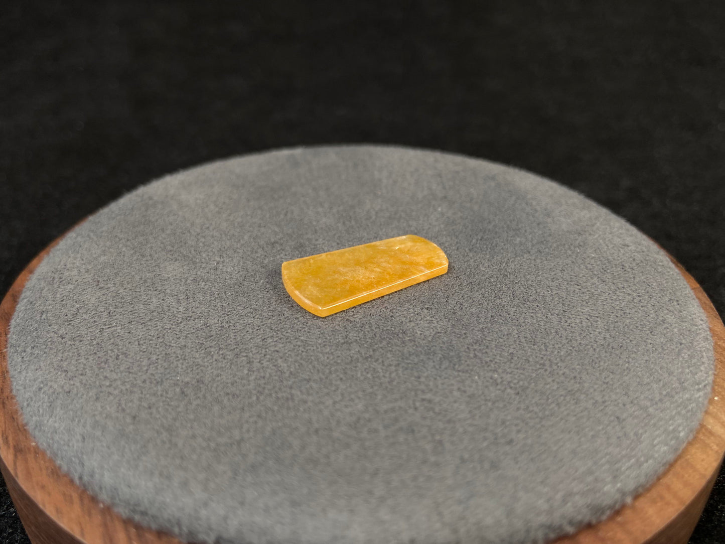 Yellow Jade Peace Plaque