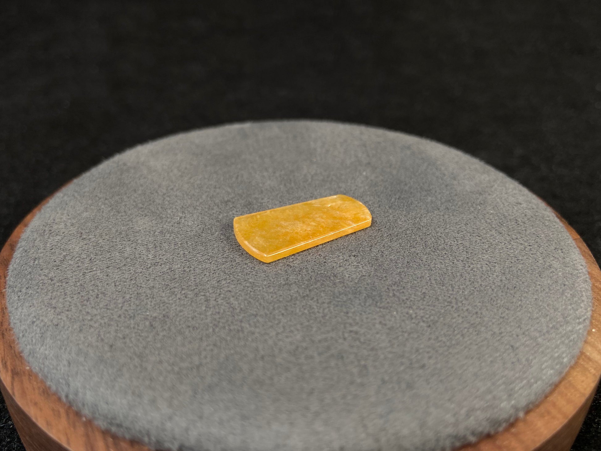 Yellow Jade Peace Plaque