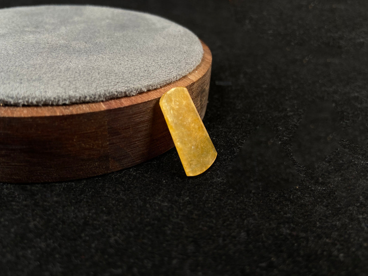 Yellow Jade Peace Plaque