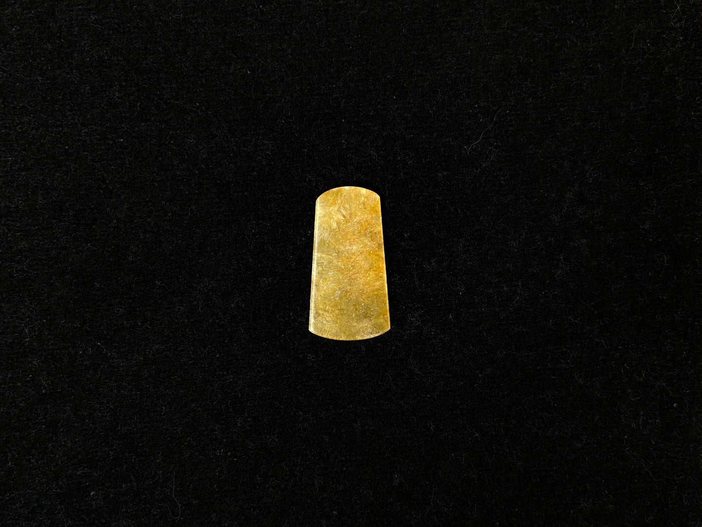 Yellow Jade Peace Plaque