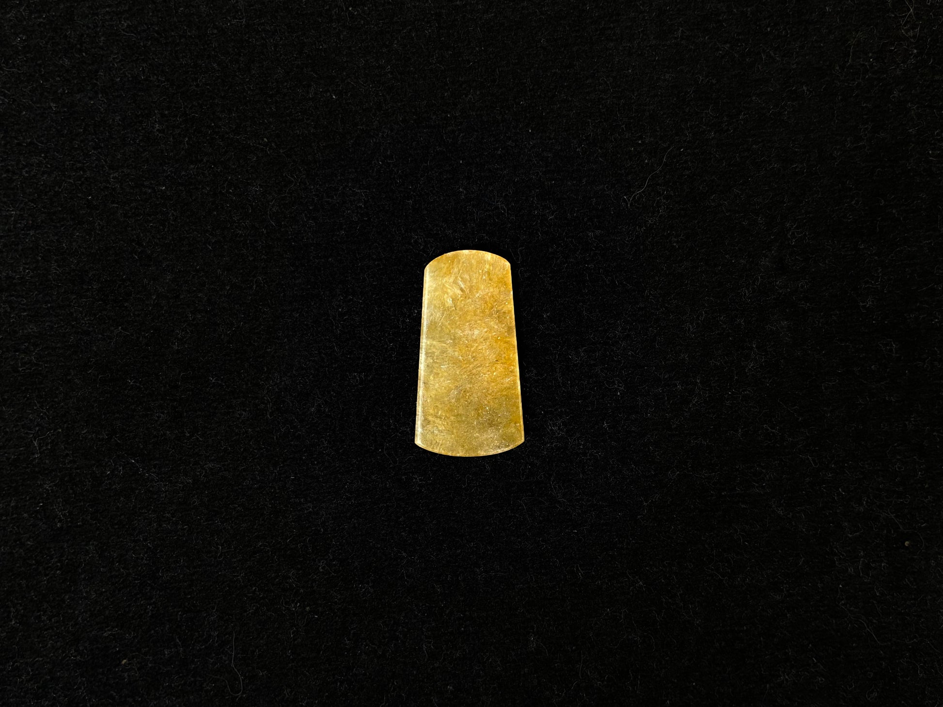 Yellow Jade Peace Plaque