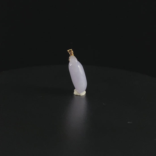 Top Pick 🪻 Twilight Mist Lavender · Nature Burmese Jadeite Pendant