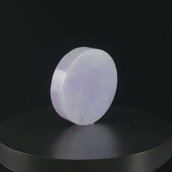 Semi-Finished Jade Blank | Dreamy Violet Haze · Nature Burmese Jadeite Core