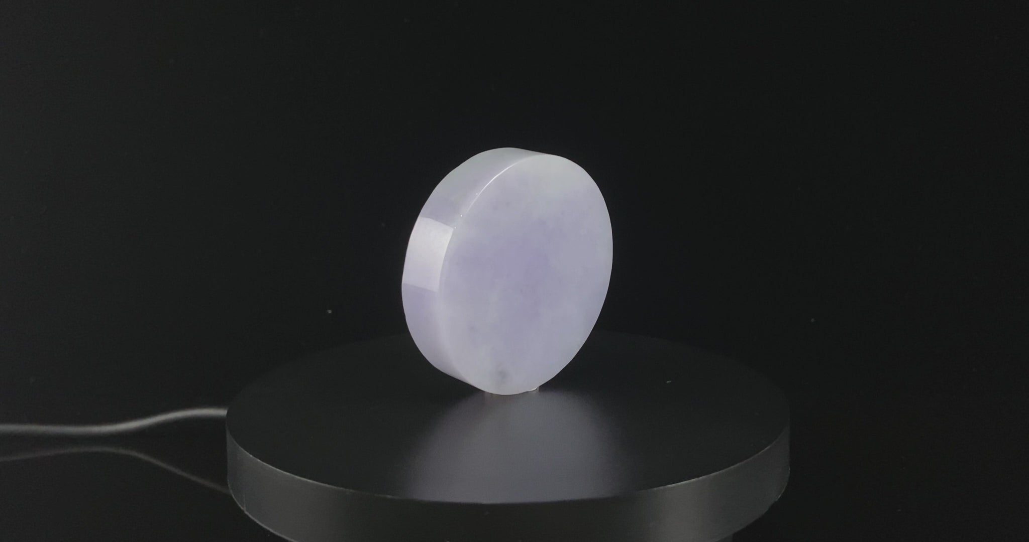 Semi-Finished Jade Blank | Dreamy Violet Haze · Nature Burmese Jadeite Core