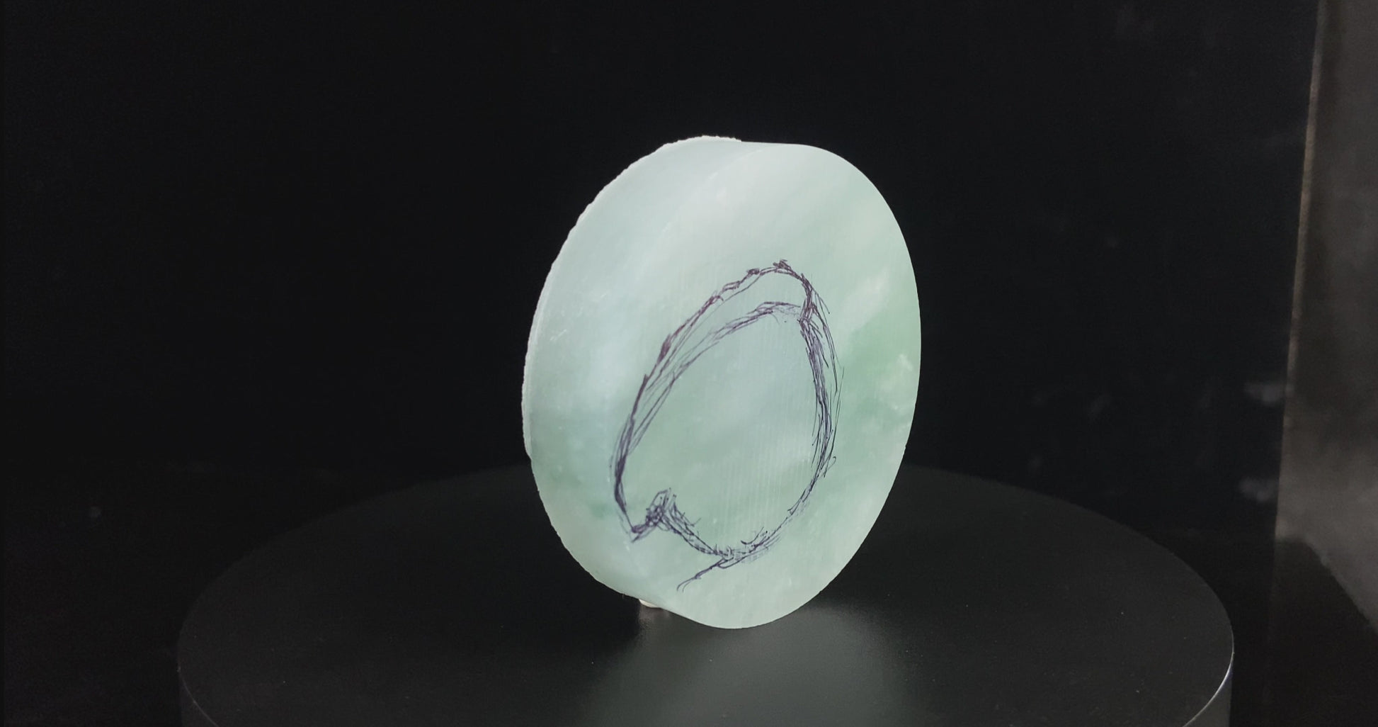 Semi-Finished Jade Blank | Misty Sunny Green · Nature Burmese Jadeite Core