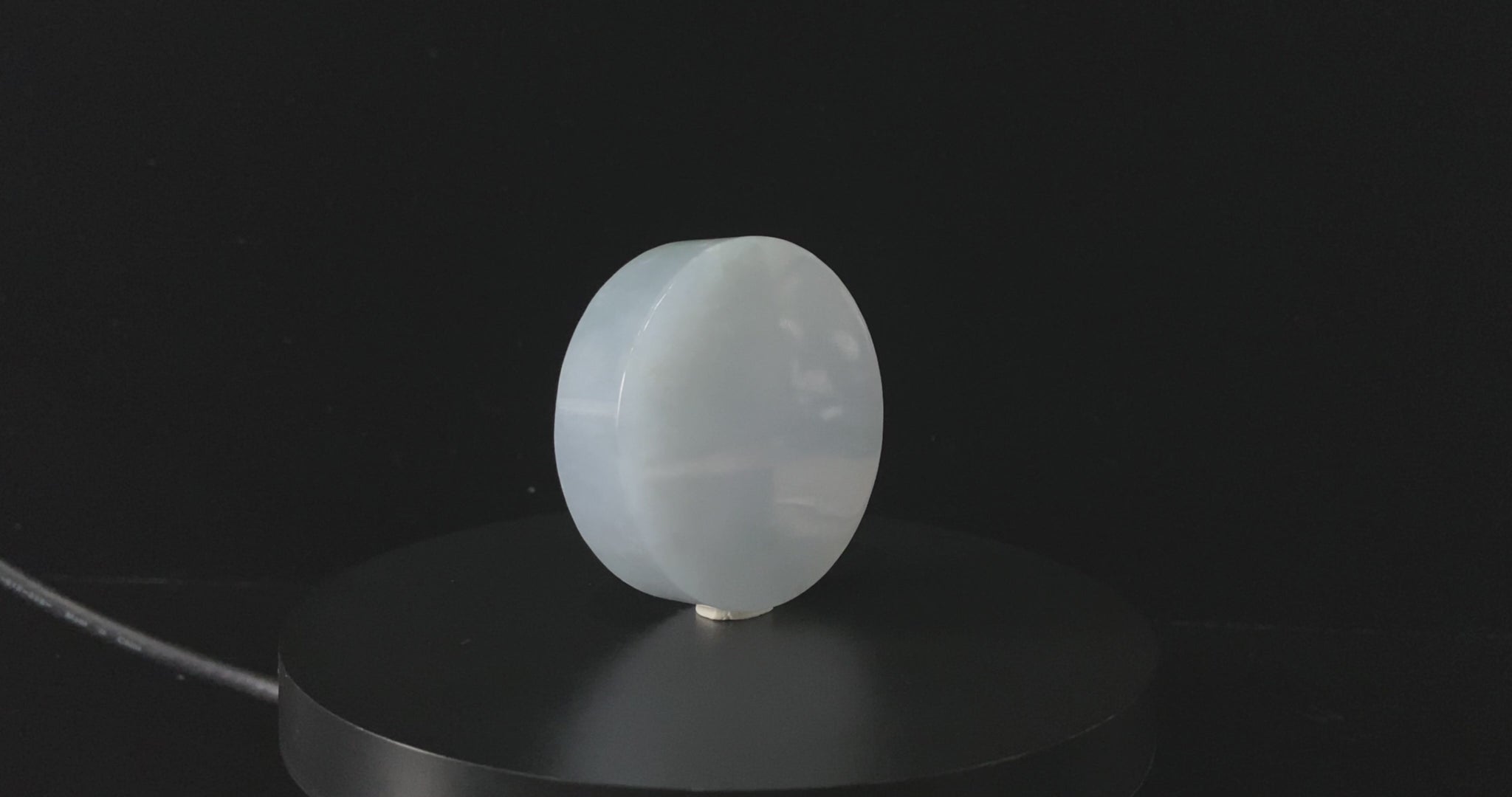 Semi-Finished Jade Blank | Hazy Cloud‑Ice · Nature Burmese Jadeite Core