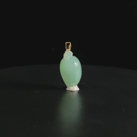 Hot Item 💗 Verdant Glow Pale Green · Nature Burmese Jadeite Pendant