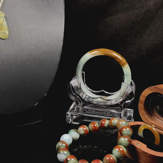 A set of sunset hour hues jadeite.