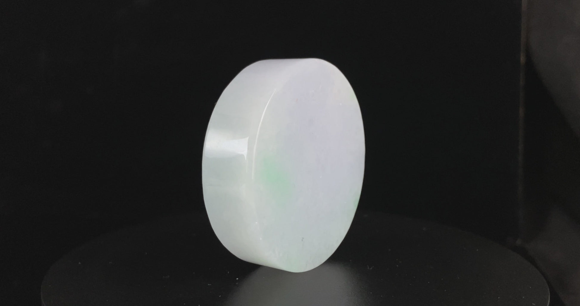 Semi-Finished Jade Blank | Soft Fog Ice Floating Green · Nature Burmese Jadeite Core