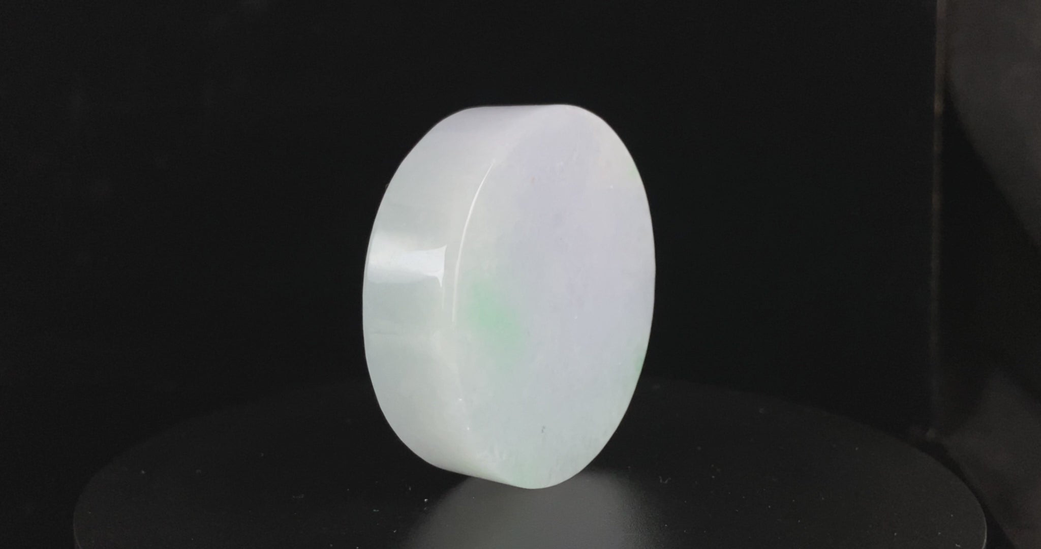 Semi-Finished Jade Blank | Soft Fog Ice Floating Green · Nature Burmese Jadeite Core