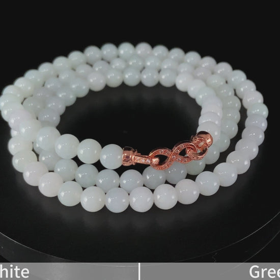 Whispering Mint‑Hue Aura · Nature Burmese Jadeite Bracelet