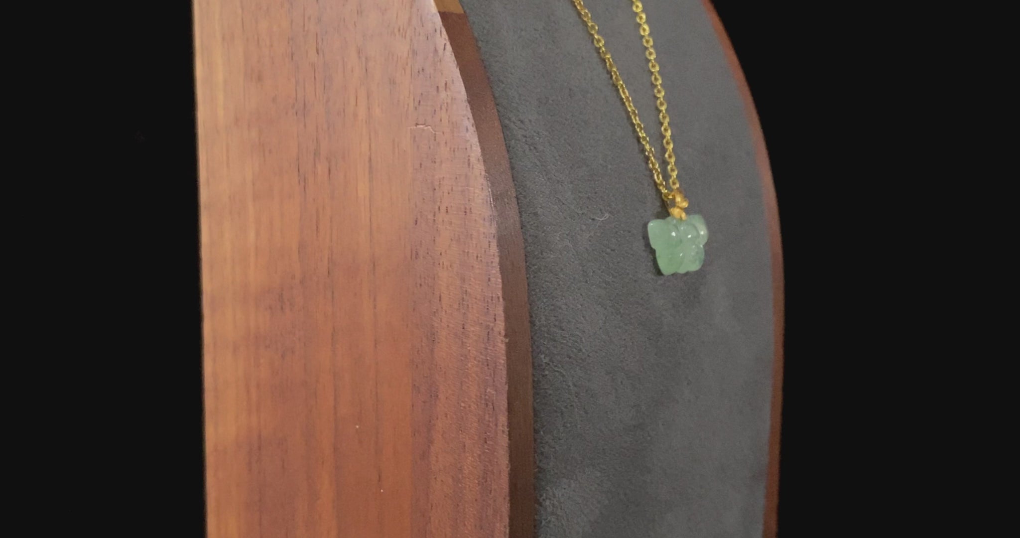 Pale Spring Green Butterfly · Nature Burmese Jadeite Pendant