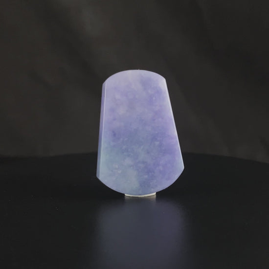 Dreamy Eggplant Purple · Nature Burmese Loose Jadeite