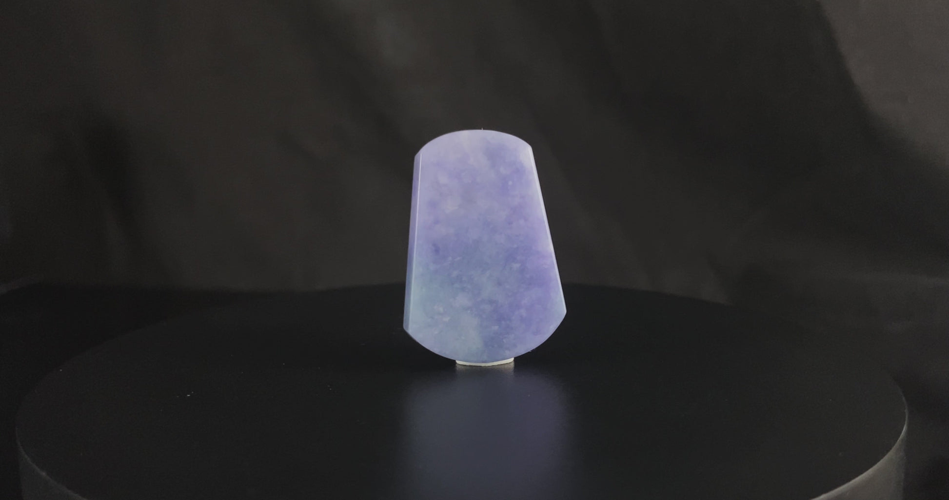 Dreamy Eggplant Purple · Nature Burmese Loose Jadeite