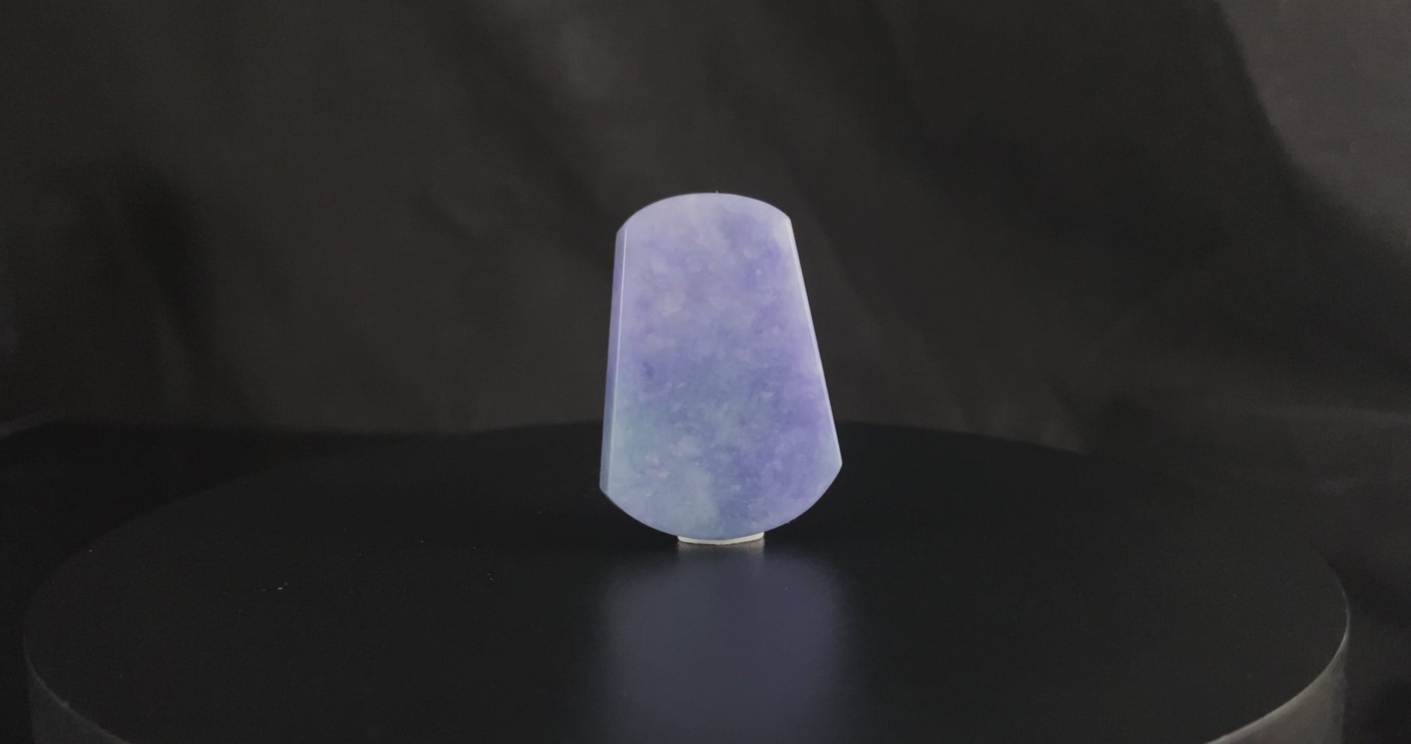 Dreamy Eggplant Purple · Nature Burmese Loose Jadeite