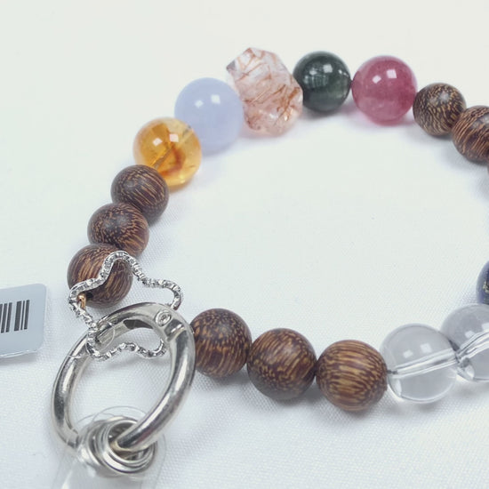 Five Elements in Your Palm: The Crystal Phone Chain That Balances Your Energy