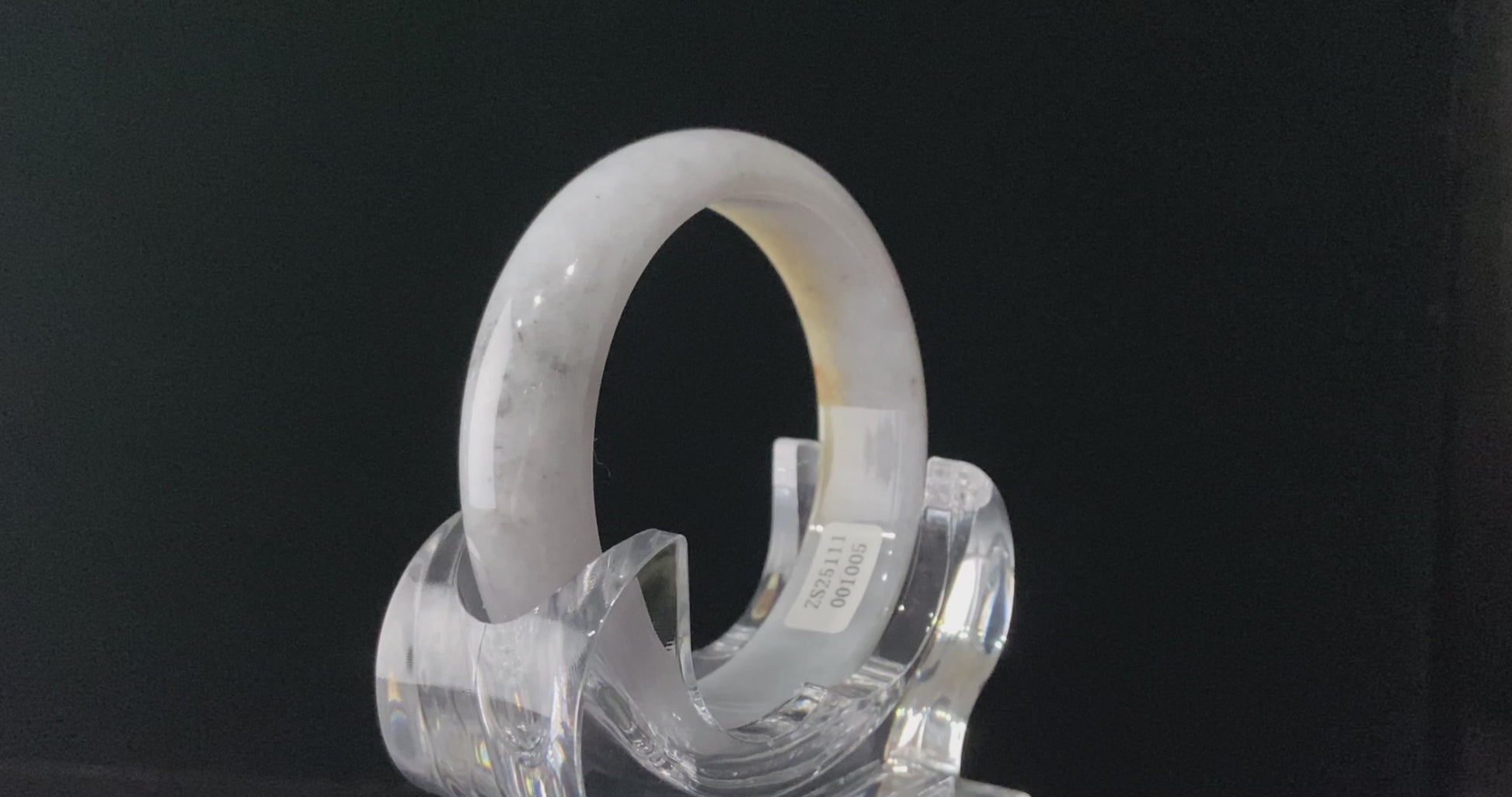 A honey amber halo jadeite bangle.